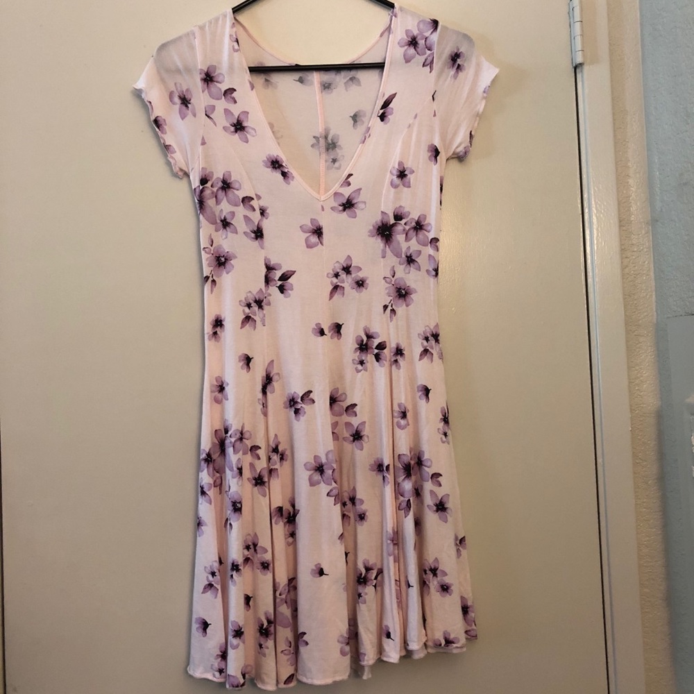 Purple Floral Dress